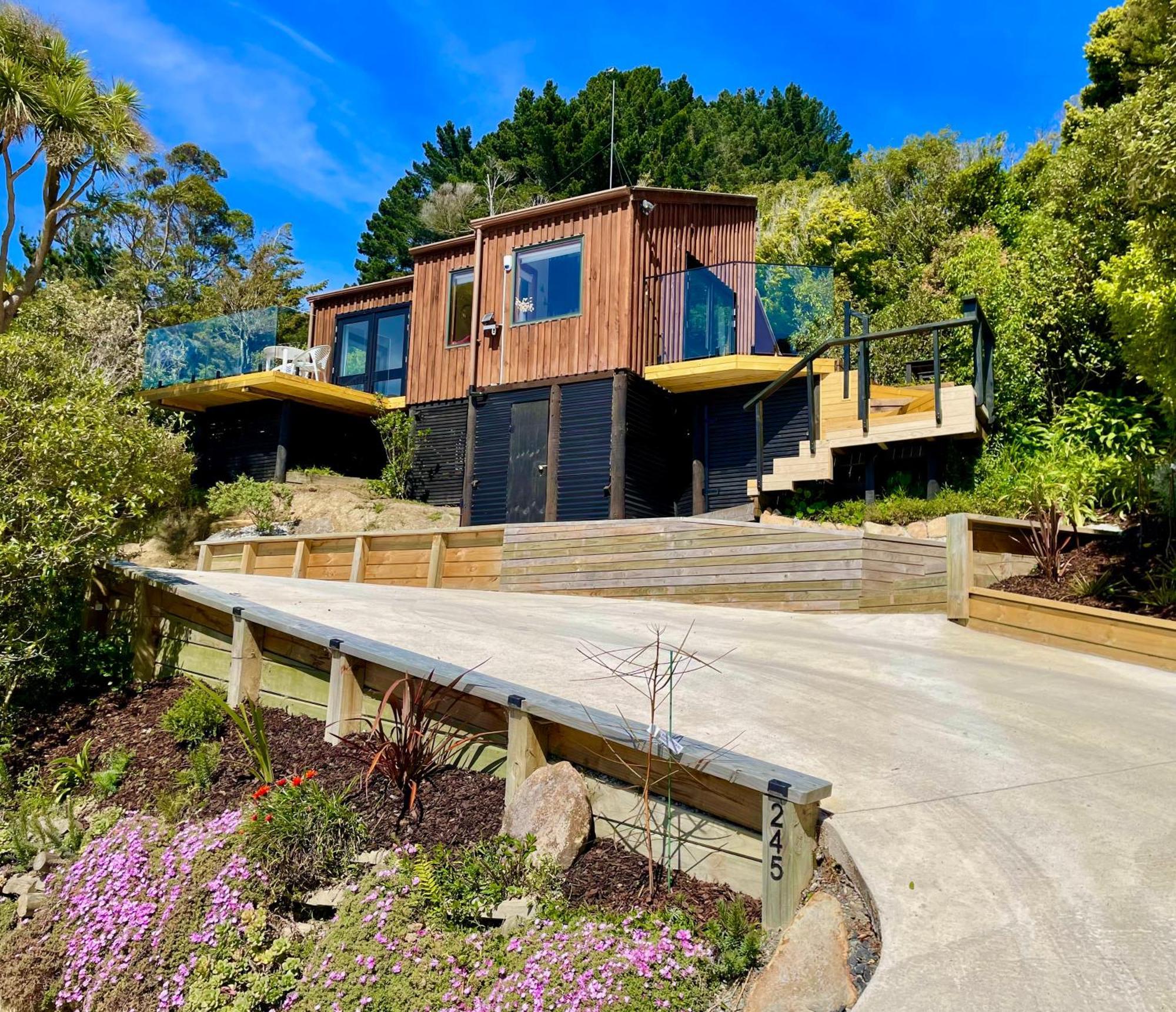 The Cove Cabin - Your Quiet Escape Dunedin Eksteriør bilde